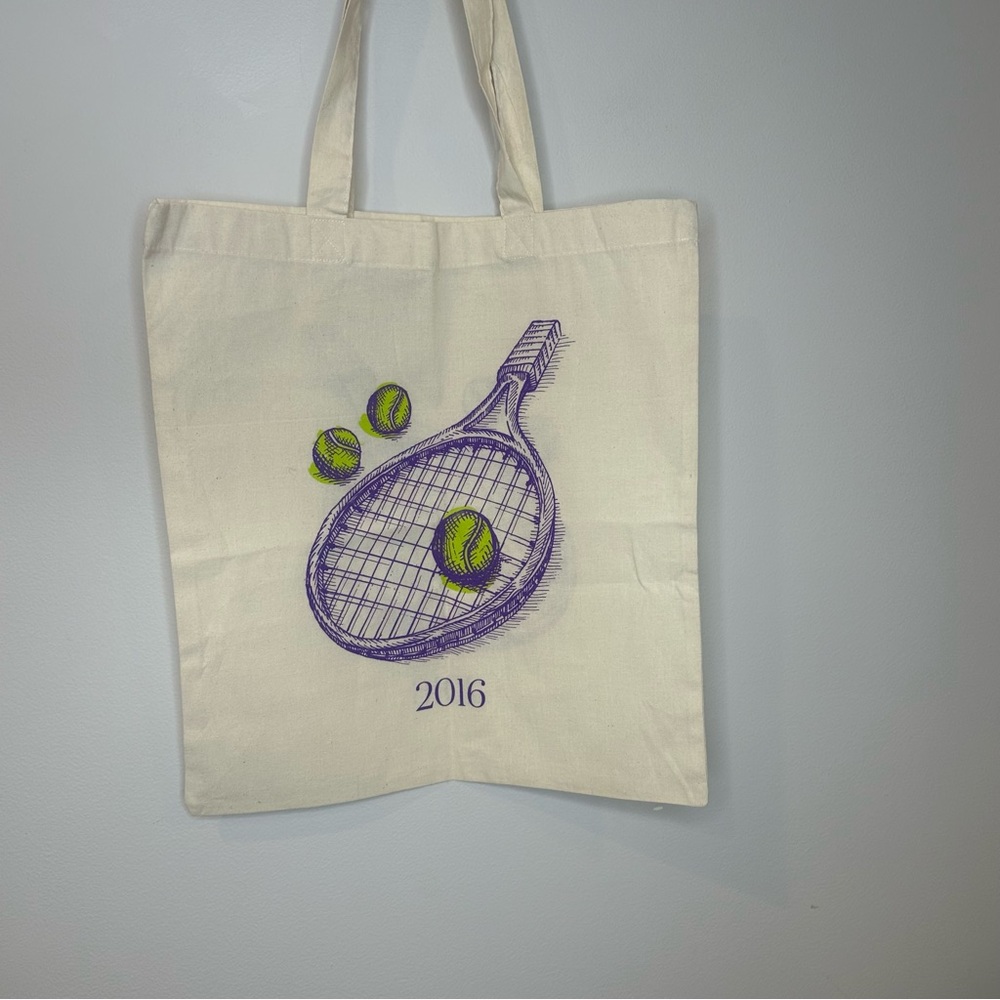 Wimbledon Tennis 2016 Canvas Tote Bag NEW